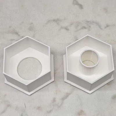 Dao Cắt Bánh Quy Hình Benzene