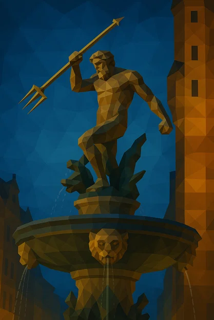 Neptune Phong Cách Low Poly - Image 1