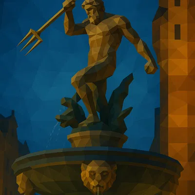 Neptune Phong Cách Low Poly