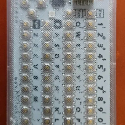 Vỏ Ốp TPU CardKB M5STACK Chữ Trong Suốt V1