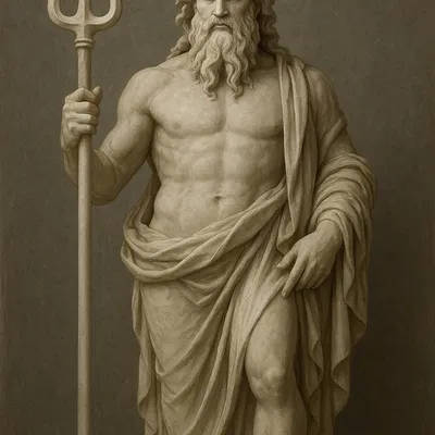 Tượng Thần Neptune