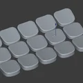Bản nháp - Keycap máy đánh chữ Adler - Chocv1 - Thumbnail 1