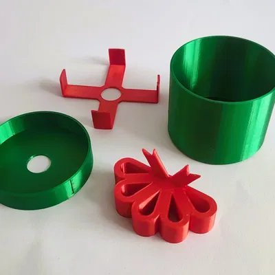 Hộp Quà Giáng Sinh Hình Tròn Tùy Chỉnh