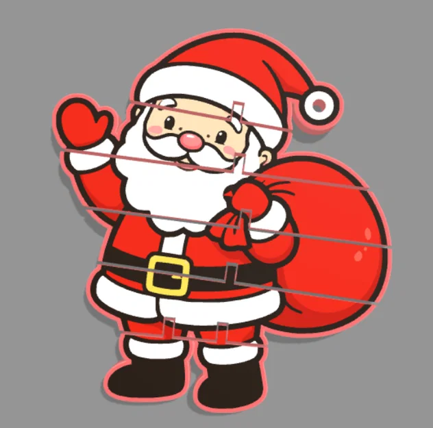 Mô hình ông già Noel dẻo - Image 1