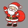 Mô hình ông già Noel dẻo - Thumbnail 1