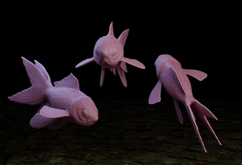 Cá Sen - Mô hình 3D in ấn - Image 1