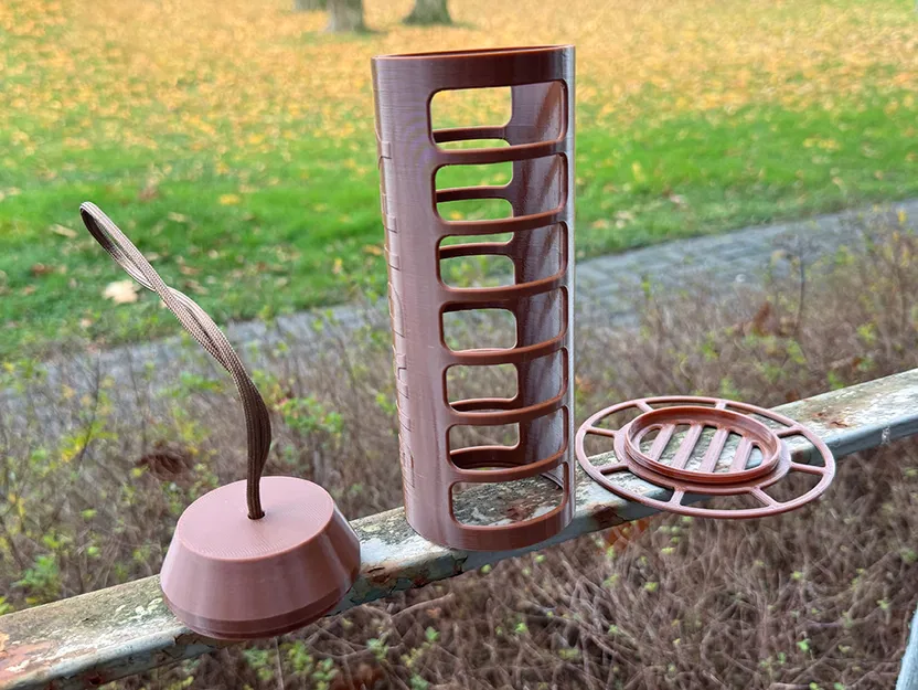 "Birdify" ► Máng Ăn Viên Mỡ Chim Modul | Modulare Halterung für Meisenknödel - Image 5