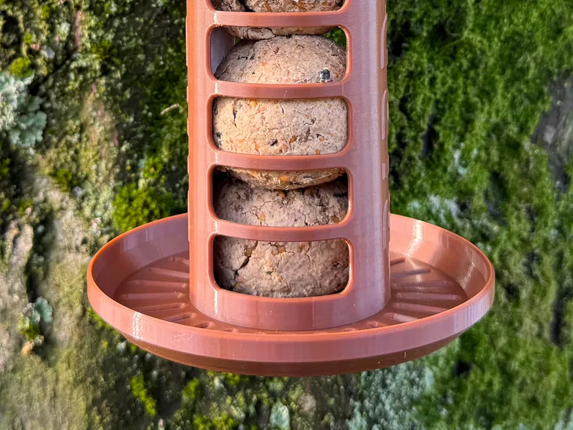 "Birdify" ► Máng Ăn Viên Mỡ Chim Modul | Modulare Halterung für Meisenknödel - Image 10