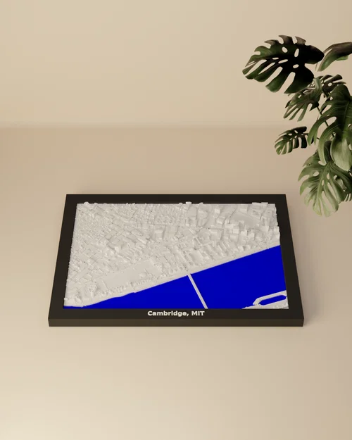 Mô hình địa hình 3D Cambridge, MIT, Hoa Kỳ - Image 1
