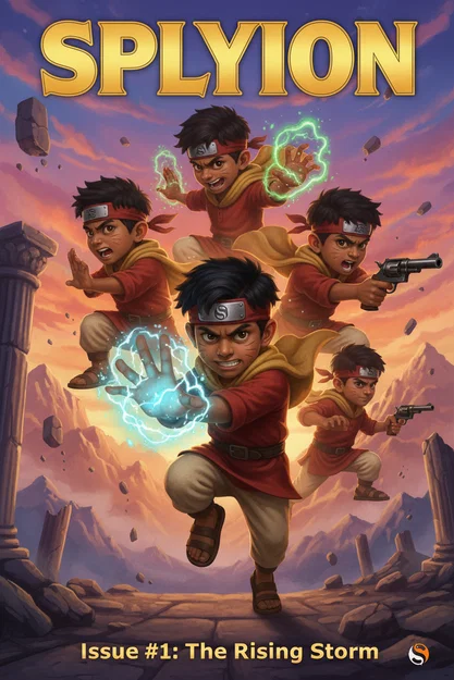 Mô Hình 3D Splyion - Anh Hùng Phiêu Lưu Kỳ Ảo - Image 5