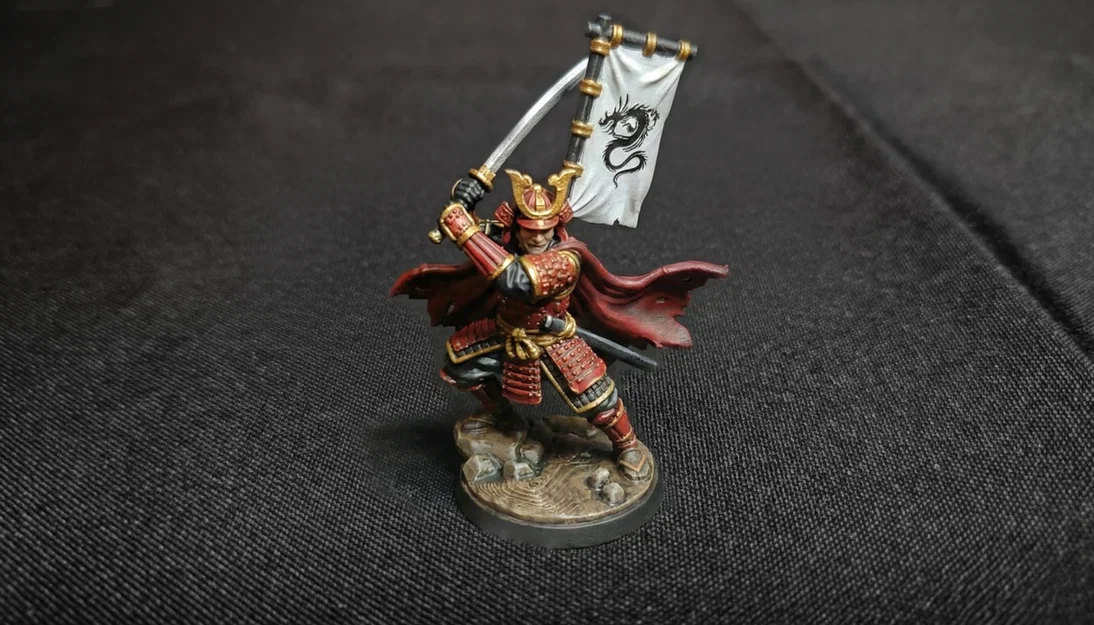 Mô Hình Samurai "Takeshi" - Tinh Hoa Nghệ Thuật 3D - Image 1
