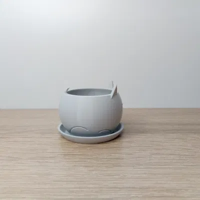 Chậu Cây Hình Mèo Dễ Thương - Có 4 Kích Cỡ