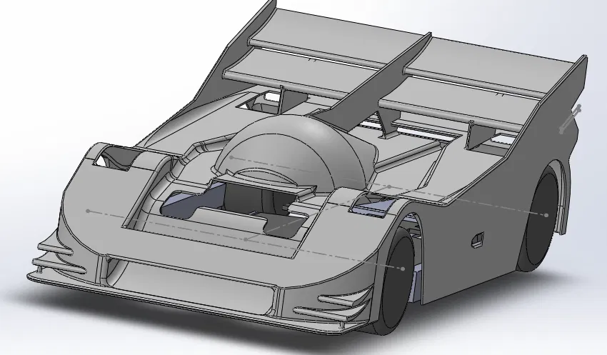 Thân xe cho khung gầm Tamiya TT02 - Image 1