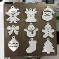 Khuôn Trang Trí Giáng Sinh Dạng Dẹp - Bộ Trang Trí Ngày Lễ Dễ In Bằng PLA - Thumbnail 7