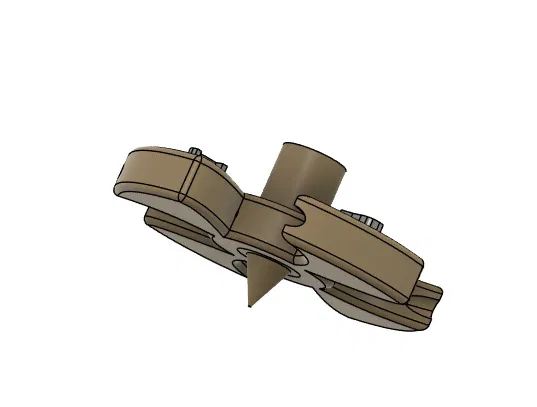 Dreidel Hanukka Tốc độ cao Chạy bằng Khí nén - Image 6