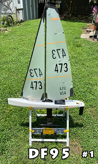 Giá đỡ thuyền buồm RC bằng ống PVC 3/4 " - 5 vị trí cho DF95, DF65, IOM, US1M, Star 45 - Image 2