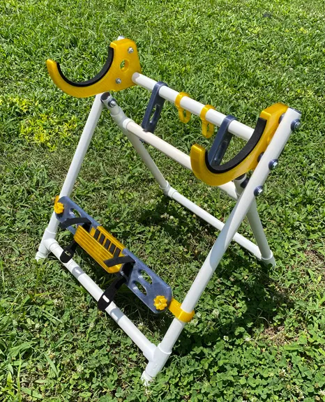 Giá đỡ thuyền buồm RC bằng ống PVC 3/4 " - 5 vị trí cho DF95, DF65, IOM, US1M, Star 45 - Image 3