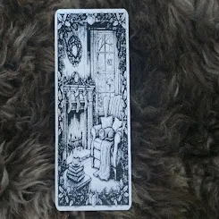 Bookmark Đọc Sách Ấm Cúng Bên Lò Sưởi Mùa Đông