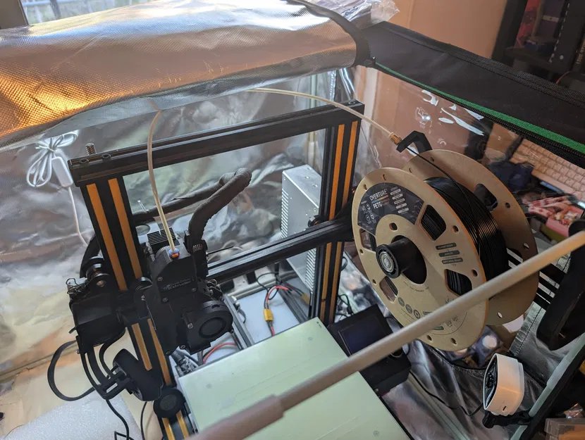 Giá Đỡ Cuộn Dây Ender 3 Gắn Bộ Bowden Ngược Cho Hộp Kín - Image 1