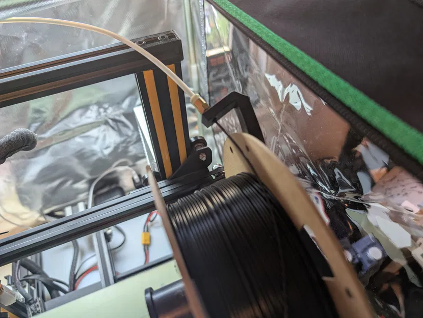 Giá Đỡ Cuộn Dây Ender 3 Gắn Bộ Bowden Ngược Cho Hộp Kín - Image 2