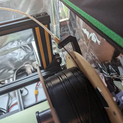 Giá Đỡ Cuộn Dây Ender 3 Gắn Bộ Bowden Ngược Cho Hộp Kín