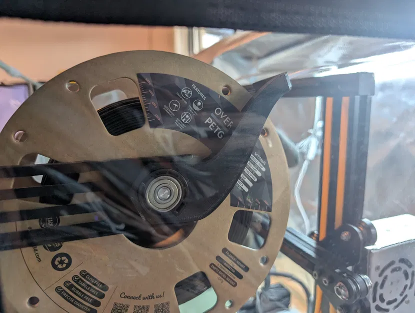 Giá Đỡ Cuộn Dây Ender 3 Gắn Bộ Bowden Ngược Cho Hộp Kín - Image 3