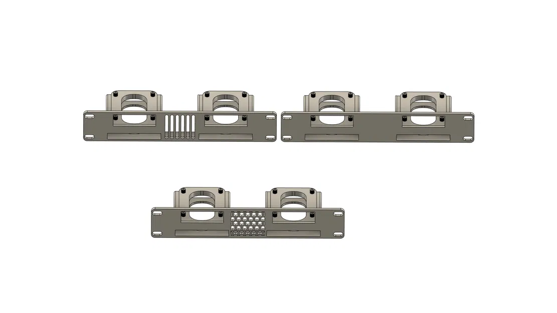 Giá đỡ Rack 10 inch cho 2 Raspberry Pi + 2 SSD 2.5 inch - Image 2