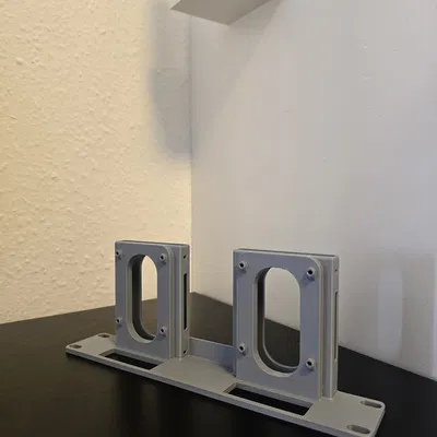 Giá đỡ Rack 10 inch cho 2 Raspberry Pi + 2 SSD 2.5 inch