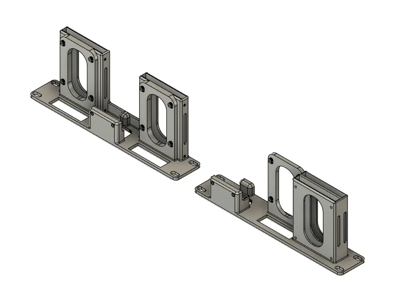 Giá đỡ Rack 10 inch cho RPi + 2 SSD 2.5 inch + 1 JetKVM - Image 1