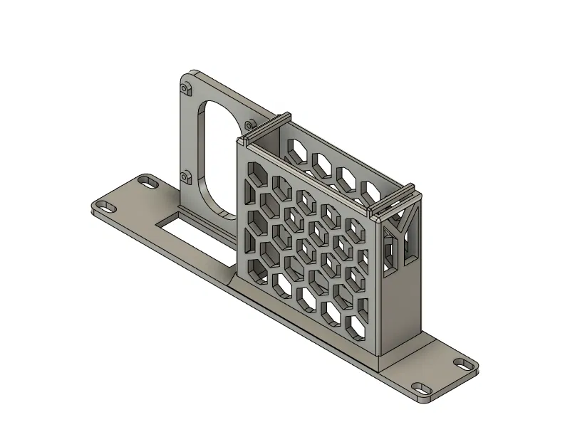 Giá Đỡ Rack 10 inch Cho TP-Link LS105G + Raspberry Pi - Image 1