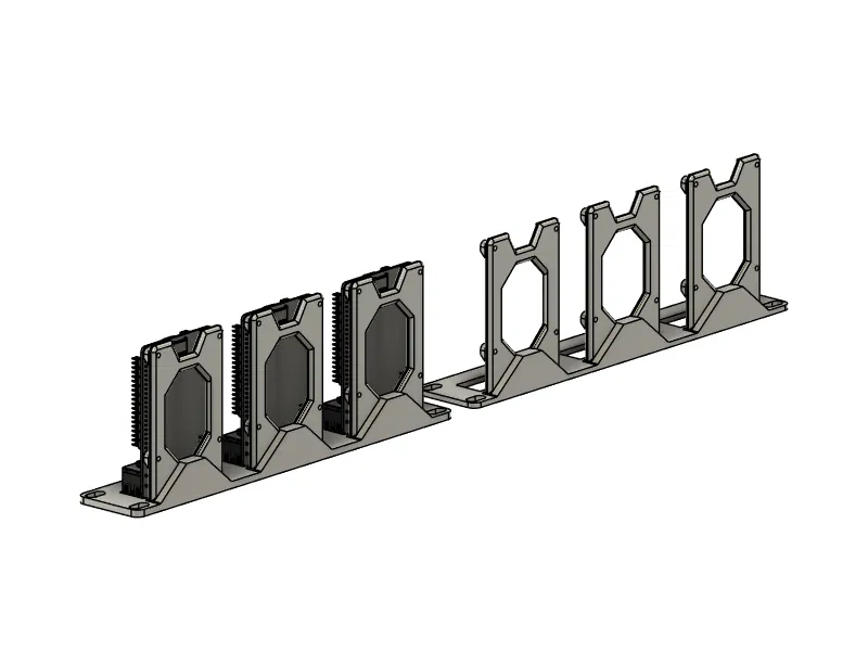 Giá đỡ rack 10 inch cho 3 Raspberry Pi - Image 2