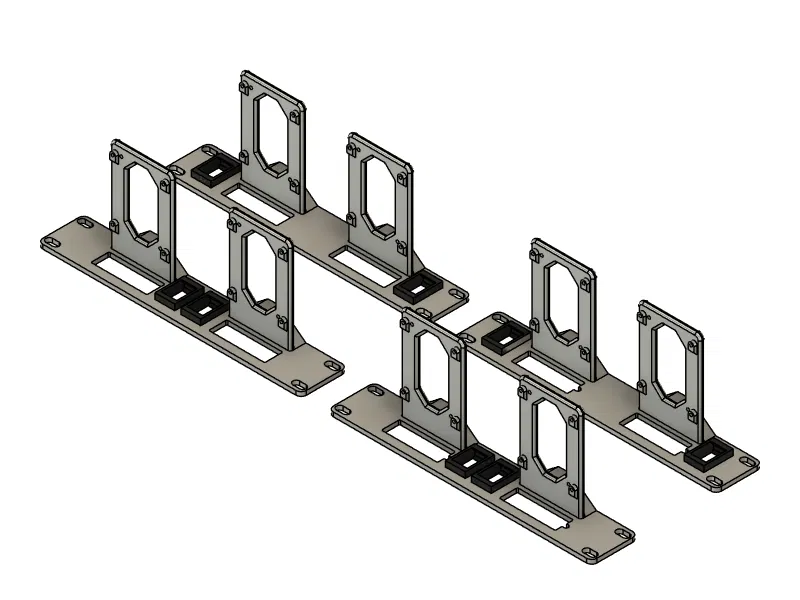 Giá đỡ Rack 10 inch cho 2x Pi - Image 1