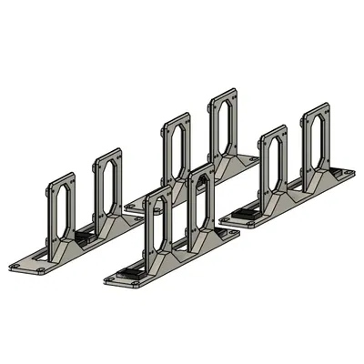 Giá đỡ Rack 10 inch cho 2x Pi