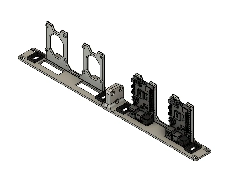Giá đỡ rack 19 inch cho 4 Raspberry Pi - Image 1