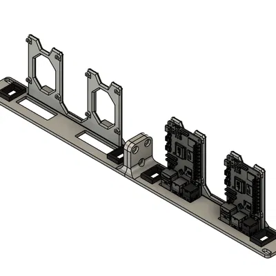 Giá đỡ rack 19 inch cho 4 Raspberry Pi