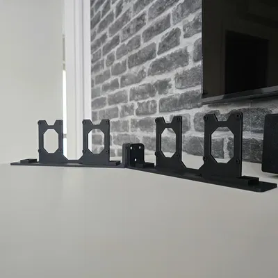 Giá đỡ rack 19 inch cho 4 Raspberry Pi