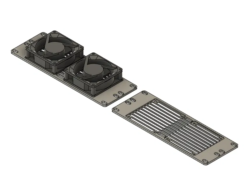 Tấm Bịt 2U 80mm Cho Quạt 10 inch - Image 1