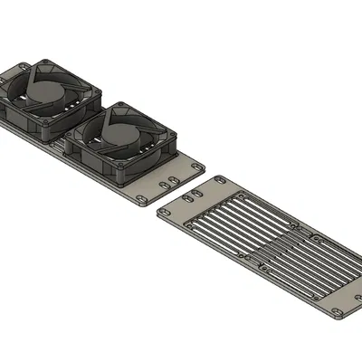 Tấm Bịt 2U 80mm Cho Quạt 10 inch