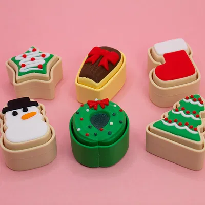 Khuôn Bánh Giáng Sinh Fidget Clickers