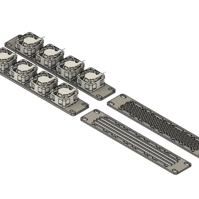 Tấm Quạt 40x40 Gắn Rack 10 inch