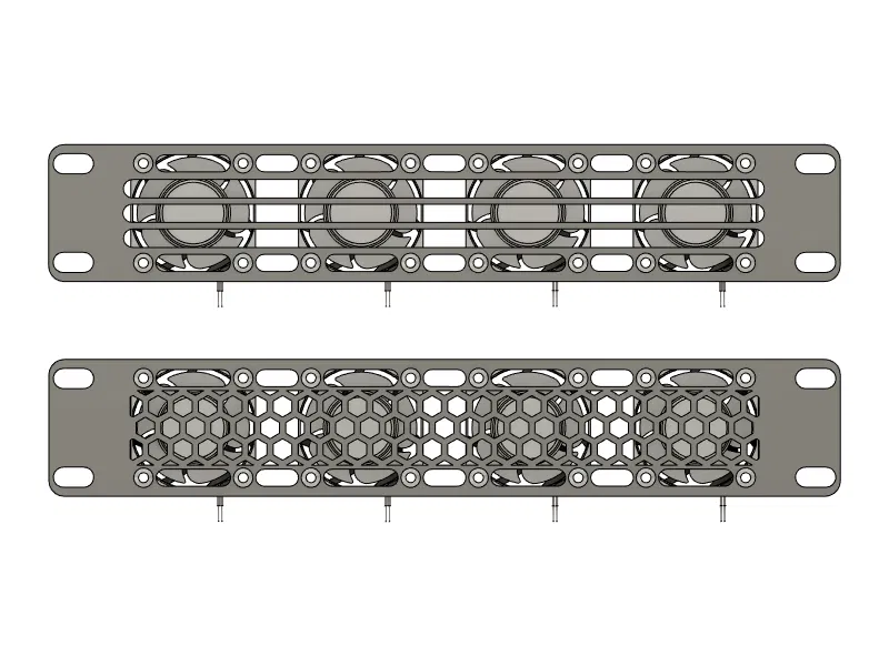 Tấm Quạt 40x40 Gắn Rack 10 inch - Image 2