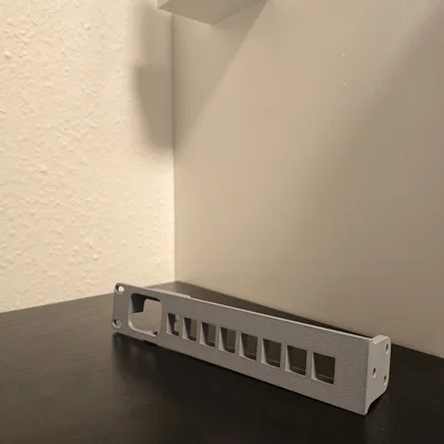 Giá đỡ rack 19 inch cho JetKVM + Keystone
