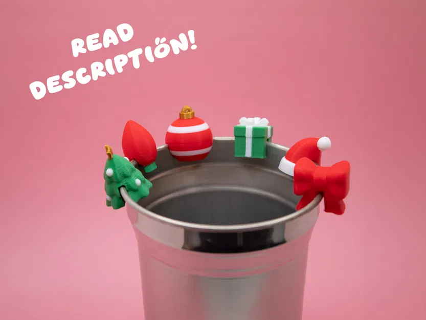 Dấu Đánh Dấu Đồ Uống Giáng Sinh - Image 1