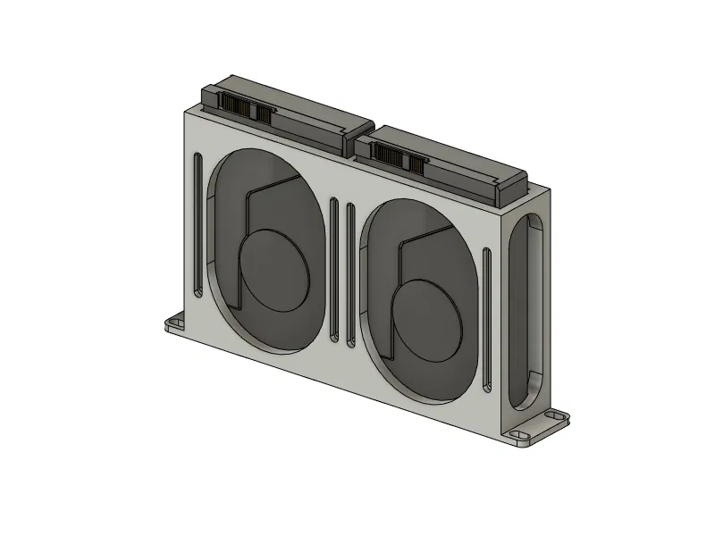 Giá đỡ Rack 10 inch cho 2 ổ cứng 3.5 - Image 1