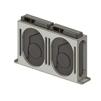 Giá đỡ Rack 10 inch cho 2 ổ cứng 3.5