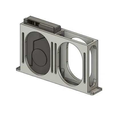 Giá đỡ Rack 10 inch cho 2 ổ cứng 3.5