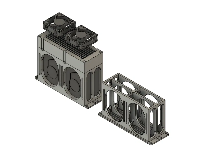 Giá Đỡ Rack 10 inch Cho 4 Ổ Cứng 3.5 inch - Image 3