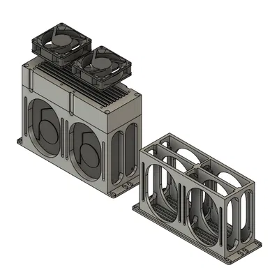 Giá Đỡ Rack 10 inch Cho 4 Ổ Cứng 3.5 inch