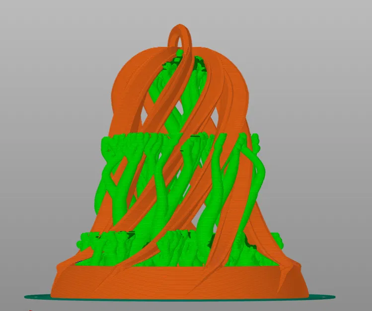 Chuông Giáng Sinh Xoắn Ốc Mở - Image 3