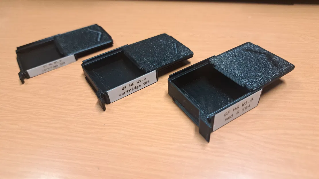 Hệ thống Lưu trữ Hộp mực Tương thích Gridfinity SLICC GF H6 W1.0 Có Nắp - Image 2